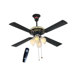 USHA Fontana Lotus 1230mm BLDC Ceiling Fan with Decorative Lights|100% Copper