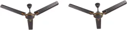 Usha Racer Chrome 1200mm Ceiling Fan Pack of 2