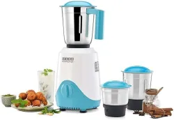 USHA Spin Pro 500 W Mixer Grinder (SN500 MX3_ | 3 Jars | Multicolor)