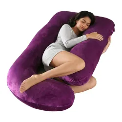 Pregnancy Pillows for Women Sleeping U Shaped Full Body Maternity Pillow with Removable Cover Maternity Support - for Ba