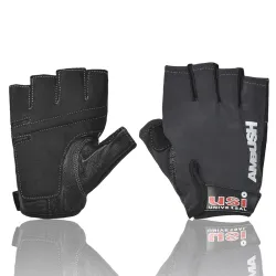 USI UNIVERSAL 733A Ambush Fitness Gym Gloves, Workout Powerlifting Gloves, Leather Polyester, Elastane Neoprene, Foam Co