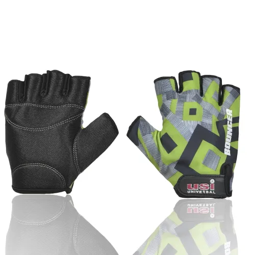 Image of USI Universal Bouncer Fitness Gym Gloves Green (L)