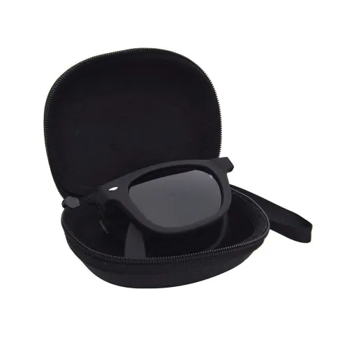 Image of USJONES Folding UV400 Unisex Sunglasses Black