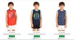 U.S. Polo Assn. boys T shirt Starting @ ₹182