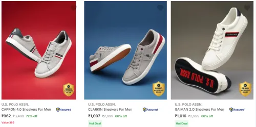 Image of U S Polo Assn Men’s Casual Shoes Minimum 99% Discount