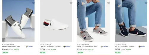 Image of U. S. Polo Assn. Men’s Casual Shoes upto 68% Discount