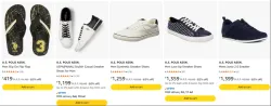 U.S. POLO ASSN Mens Shoes at minimum 60% Discount