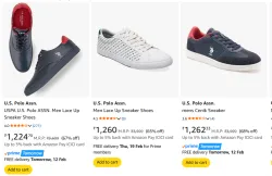 U.S Polo Assn. Mens Shoes Up to 65% Discount