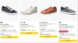 U.S. POLO ASSN. Mens Sneakers at minimum 60% Discount