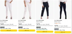 U.S. POLO ASSN. Womens jeans at minimum 70% Discount