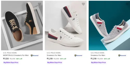 Image of U. S. Polo Assn. Men’s Casual Shoes upto 66% Discount
