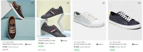 Image of U. S. Polo Assn. Men’s Shoes at minimum 60% Discount