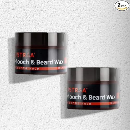 Image of Ustraa Beard Mooch Wax Strong Hold 2 x 50g