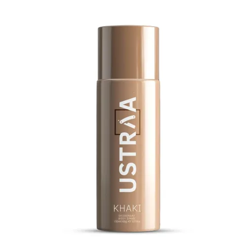 Image of USTRAA Khaki Deodorant Body Spray For Men - 150ml