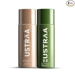 USTRAA Khaki Deodorant Body Spray For Men - 150ml