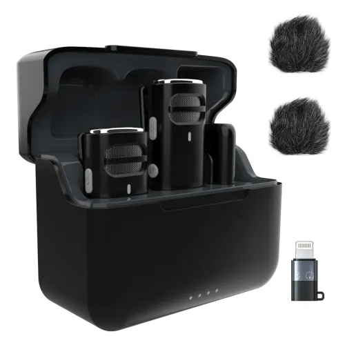 Image of UTECTION VOOK Wireless Dual Mic with Noise Reduction & Charging Case (VOOKLM2)