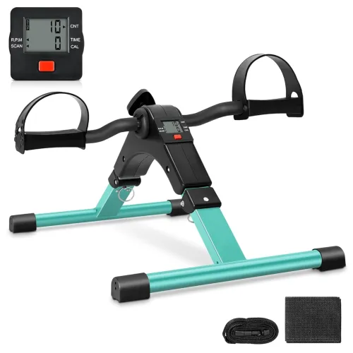 Image of Uten Folding Pedal Exerciser – Mini Under Desk Bike with LCD