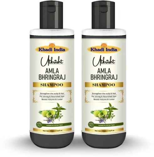 Image of Utkrisht Khadi Amla Bhringraj Hair Shampoo (420 ml) Po2