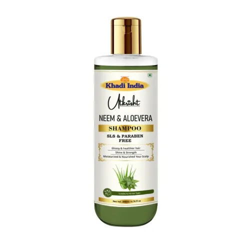 Image of Utkrisht Khadi Neem Aloe Vera Herbal Shampoo (200ml)