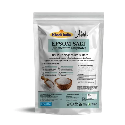 Image of Utkrisht Pure Epsom Salt for Bath Soak & Foot Soak | Magnesium Sulfate Crystals for Muscle Relaxation, Body Detox & Skin