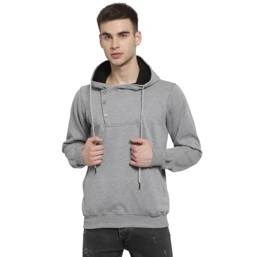 Image of UZARUS Men's Cotton Hoodie Sweatshirt