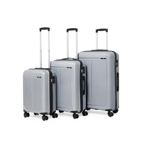 Image of V by Verage Megatron Set of 3 Pcs, Luggage Trolley Suitcase Hard Sided 8 Wheels Number