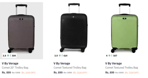 Image of V By Verage Trolley Bag Starting At ₹899