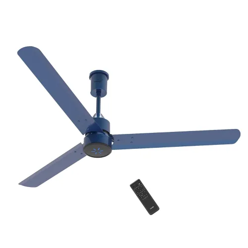 Image of V Guard Zenair Pro BLDC Ceiling Fan 1200 mm | BEE 5-Star Energy Saving | High-Speed BLDC Motor (370 RPM) | Remote Contro
