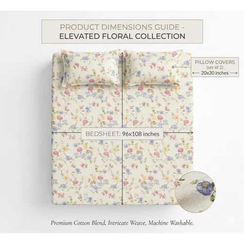 Image of BSB HOME Cloud Cotton King Size bedsheet 