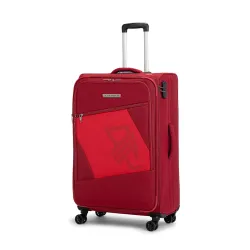 V Lite - Falcon 80 cms Red Large Check-in Softside Trolley Bag Expandable