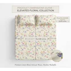 BSB HOME Cloud Cotton King Size bedsheet 