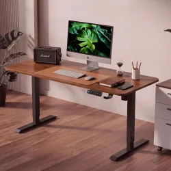 V ONE Electric Standing Desk with One-Piece Solid Top