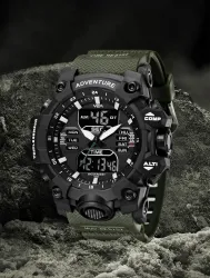 V2A Analog Digital Watch For Men 