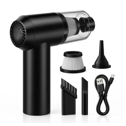 Image of Vaanar Sena Rechargeable 3-in-1 Portable Mini Car Vacuum & Blower 