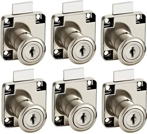 Image of Vaishnavi Auto Solution Steel Kiwi Multipurpose Lock 20mm * Pack of 6