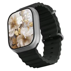 Vaku Luxos® Premium Bluetooth Calling Smartwatch with 1.99\' HD Screen, Heart Rate & ECG Monitor, Sleep Tracker, 10+ Sports Modes, Unlimited Watch Faces, Smart Notifications, Silicone Strap - Black