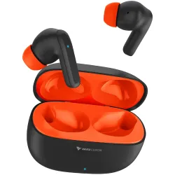 Vaku Luxos ® SONAIR TWS Bluetooth 5.4 Earbuds | 60H Playtime | Touch Controls | Type-C Fast Charging | 10mm Driver | Voi
