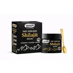 Vakupi Original Himalayan Shilajit Resin – 20g|250mg/Serving|80 Servings|with 71% Fulvic Acid & 84+ Minerals|For Vitality,Vigor & Muscle Recovery for Men & Women– Lab Tested 100% Ayurvedic S...