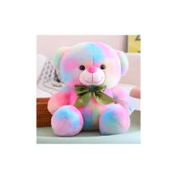 Valetine Rainbow Teddy 35 cm Super Soft Stuffed Plush Toy for Kids Baby Girlfriend Gift