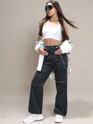 VALLEY Womens High Waist Flare Pants, Bootcut Pants