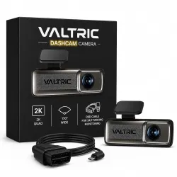 VALTRIC Dash Cam for Cars | 2K Quad HD Car Dash Camera with Built-in WiFi & App | 170° Wide Angle Lens |Supports Up to 5