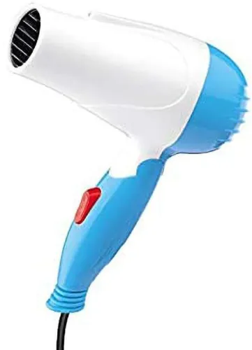 Image of ValueShop 1000W Hair Dryer with 2 Speed Control (White & Blue)