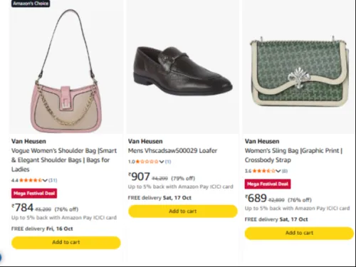 Image of Van Heusen at minimum 70% Discount