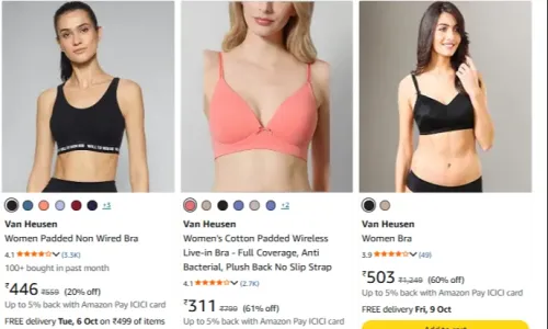 Image of Van Heusen Bras at minimum 60% Discount