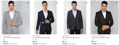 Image of Van Heusen Men's blazer up to 62% Discount 