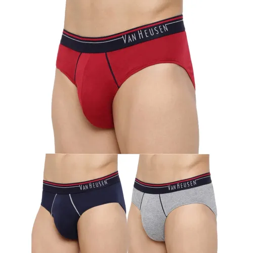 Image of Van Heusen Men's Cotton Fit Brief Pack of 3