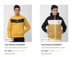 Van Heusen Mens Jacket at 70% Discount