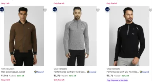 Image of VAN HEUSEN Men's Jackets at up to 68% Discount