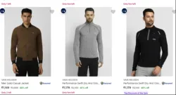 VAN HEUSEN Mens Jackets at up to 68% Discount