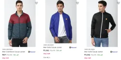 Van Heusen Mens Jackets at minimum 70% Discount